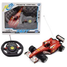 Ikonikus Versenyautó Kormány Alakú Távirányítóval 25cm