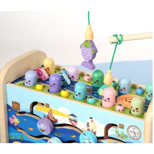 7 Az 1 Ben Xilofon És Kalapács Játék Horgászat És Féregfogás Játék