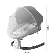 Bluetooth Ringató-zenélő Elektromos Babahinta És Pihenőszék Rózsaszín