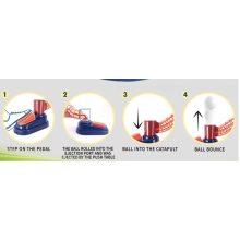 Gyerekek Baseball Játék Szett Bat & Balls Automata Indító Gyerekeknek Szórakozás Beltéri Baseball Gyakorló Eszköz+két Ütő