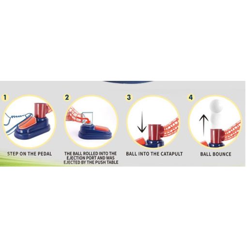 Gyerekek Baseball Játék Szett Bat & Balls Automata Indító Gyerekeknek Szórakozás Beltéri Baseball Gyakorló Eszköz+két Ütő