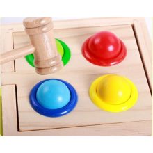 2 Az 1 Ben Fa Játékkalapács + Montessori Kalapács