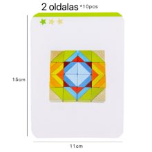 48darabos 3d Kreatív Építőkockák Játék