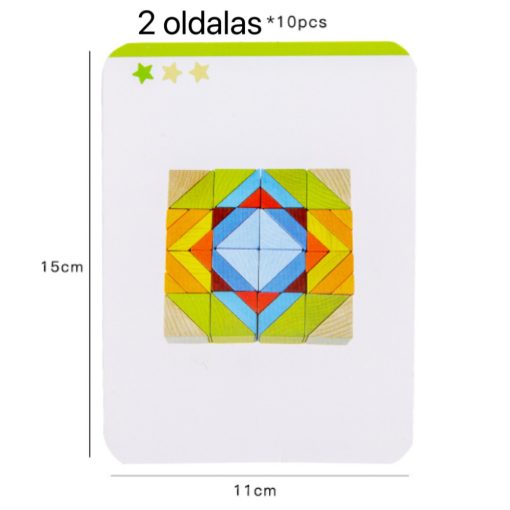 48darabos 3d Kreatív Építőkockák Játék