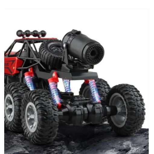 1:16 Méretarányú, 6 Kerekű, Okostelefonnal Vezérelhető, Kamerás Kaszkadőrautó