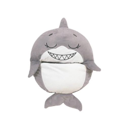 Plüssállat És Hálózsák Gyerekeknek - Cápa – Hálózsákká Alakítható 160x60 nettó 140