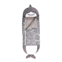 Plüssállat És Hálózsák Gyerekeknek - Cápa – Hálózsákká Alakítható 160x60 nettó 140