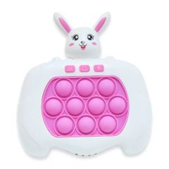   Elektromos Pop It Játék Fény- És Hanghatásokkal - Nyuszis 	 Gyorsasági Nyomó Játékkonzo