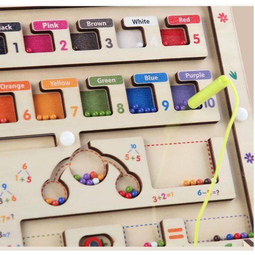 Mágneses Matematika Színrendező Játék