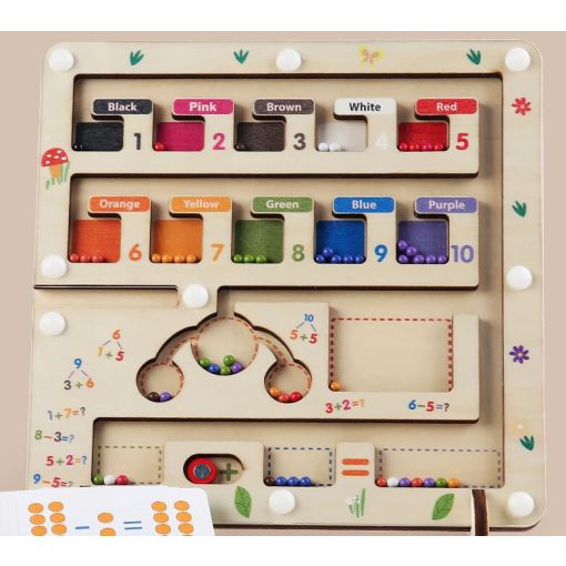 Mágneses Matematika Színrendező Játék