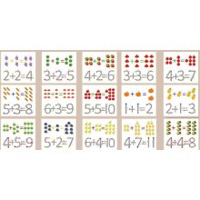 Mágneses Matematika Színrendező Játék