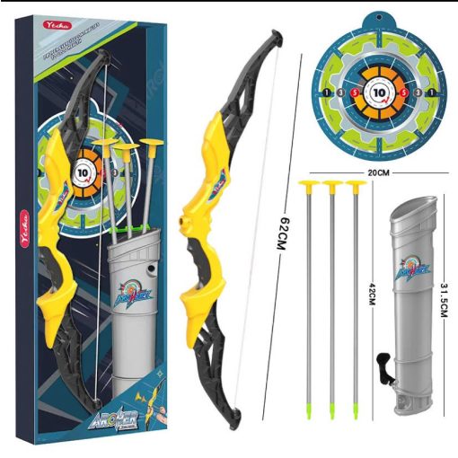 Íjász Készlet Gyerekeknek 3 Nyíllal És Céltáblával