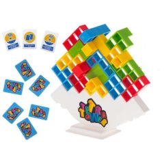   Tetris Rejtvényfejtő Kiegyensúlyozó Blokkok Puzzle Játék 48darabos