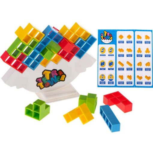 Tetris Rejtvényfejtő Kiegyensúlyozó Blokkok Puzzle Játék 32 Darabos