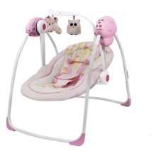 Távirányító Hordozható Baba Hinta És Pihenőszék rózsaszín