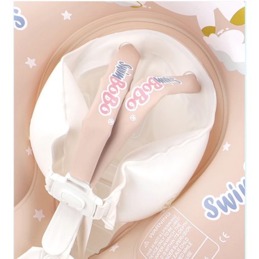 Kör Felfújható Gyűrű Gyerekeknek Napellenzővel Rózsaszín