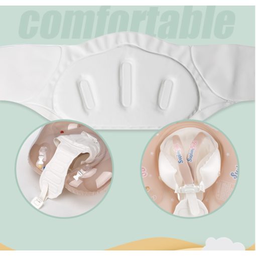 Kör Felfújható Gyűrű Gyerekeknek Napellenzővel Rózsaszín