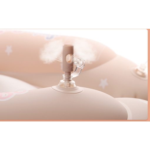 Kör Felfújható Gyűrű Gyerekeknek Napellenzővel Rózsaszín