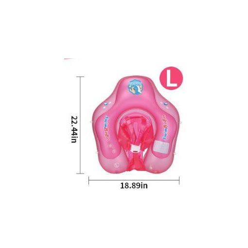 Kör Felfújható Gyűrű Gyerekeknek Napellenzővel Rózsaszín