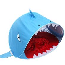 Gyermek cápa strandsátor kék