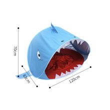 Gyermek cápa strandsátor kék