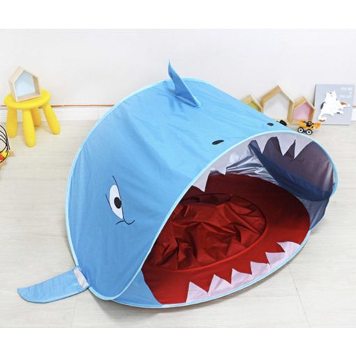 Gyermek cápa strandsátor kék