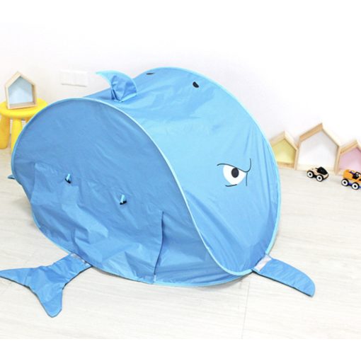 Gyermek cápa strandsátor kék