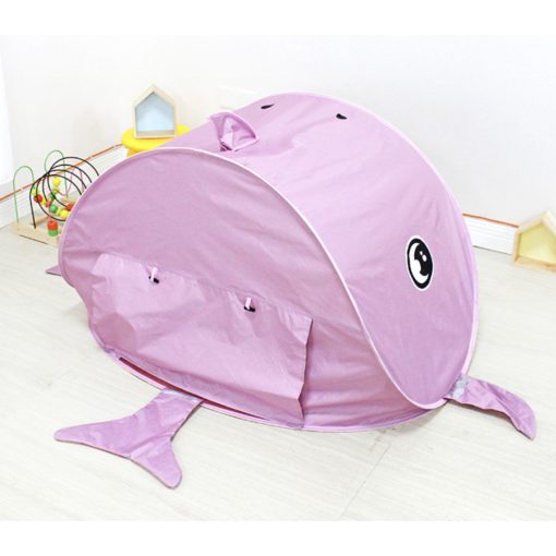 Gyermek cápa strandsátor rózsaszín