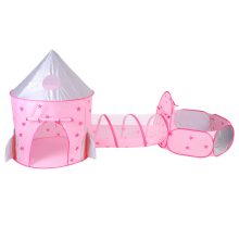 Herceges Kastély 3 Részes Játszósator Rózsaszín