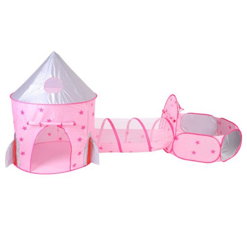 Herceges Kastély 3 Részes Játszósator Rózsaszín