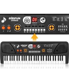 61 Billentyűs Elektromos Játék Szintetizátor Mikrofonnal És Varázslatos Dallamokkal