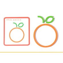 Montessori Fa Kreatív Botok És Gyűrűk Intelligencia Kirakós Puzzle Játék 