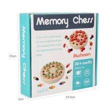 Sárgarépa Memória Sakk Fából Készült Oktatási Játék