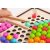 Montessori Játék Szivárvány Színű Gyöngyök Clip Beads