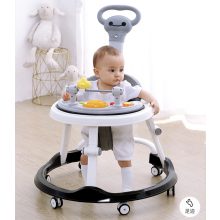 3in1 Átalakítható Zenélő Bébikomp Tolókarral fekete szürke 