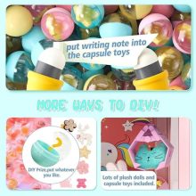 Mini Markológép Kihalászható Plüssállatokkal – Zenélő, Világító Játékgép Gyerekeknek