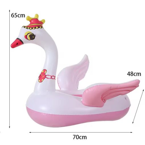 Felfújható bébi úszógumi, gyereküléssel, 70CM RÓZSASZÍN