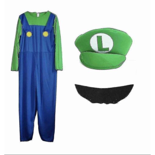 Super Mario Jelmez Farsangi Jelmez Gyerekeknek M Mérető 110-120cm