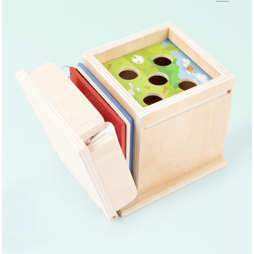 4 Az 1 Ben Montessori Golyócska Házban, Pénztár Doboz ,horgászjáték Retket Húzva