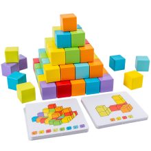 Block Építőelem Puzzle Tér Háromdimenziós Gondolkodás Gyakorló Játék