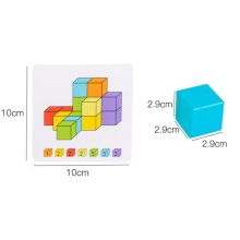 Block Építőelem Puzzle Tér Háromdimenziós Gondolkodás Gyakorló Játék
