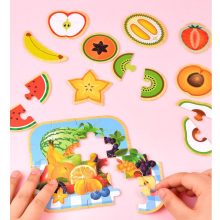 Fa Vágható Gyümölcs És Zöldség  Játék Vágott Gyümölcs