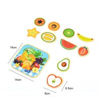 Fa Vágható Gyümölcs És Zöldség  Játék Vágott Gyümölcs