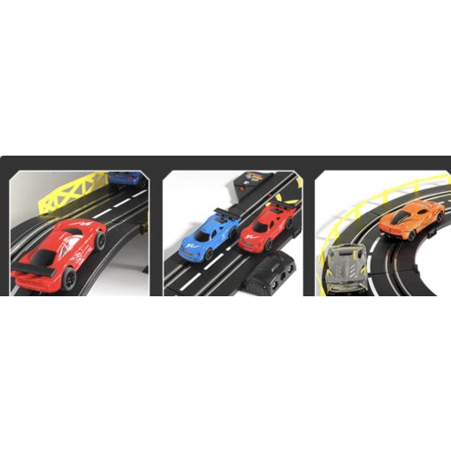 Elektromos távirányítóval versenypálya szett 7.2m