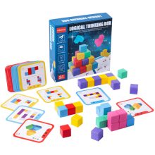 Puzzle Logika Gyakorló Játékok Gondolkodó Szivárványblokk Építőkövek Oktatási Segédanyagok