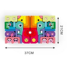 Fa Kreatív Szivárvány Színű Szám Építőkockák Number Blocks 