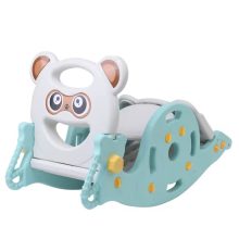 3 az 1-ben Gyerek Csúszda és Hinta 98X40X100CM kék