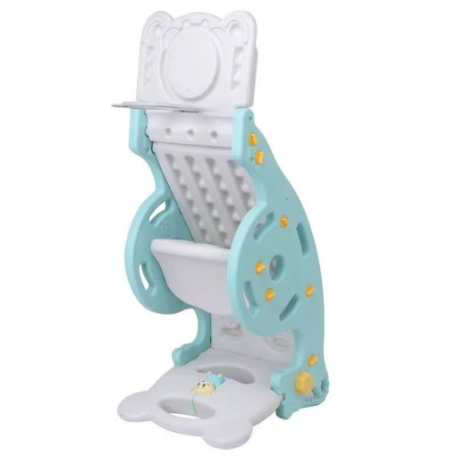 3 az 1-ben Gyerek Csúszda és Hinta 98X40X100CM kék