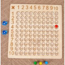 Szorzótábla Gyakorló Fajáték +100db Kártya