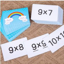 Szorzótábla Gyakorló Fajáték +100db Kártya